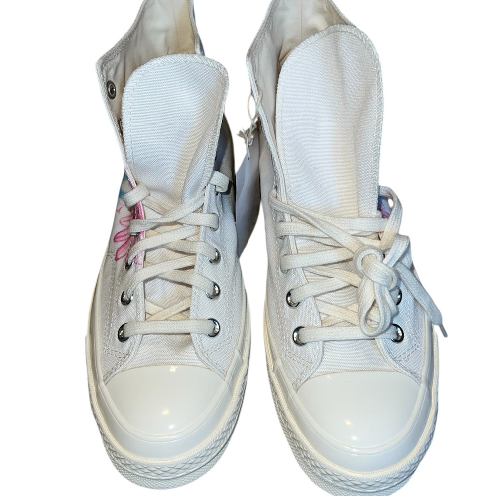 NWT Golf Wang X Converse By Tyler The Creator Airbrushed Chuck Taylor Shoes Sz 9 - Picture 2 of 8